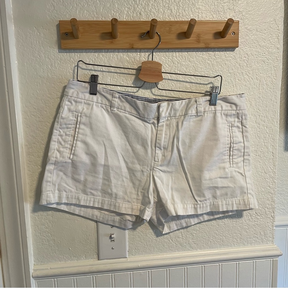 JCPenney Women's Classic White Bermuda Shorts